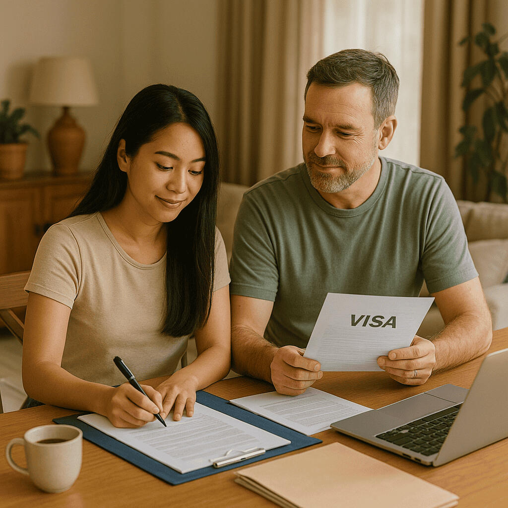 couple getting marriage visa in chiang mai couple getting marriage visa in chiang mai